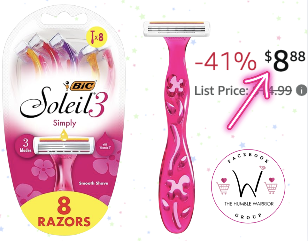 8-ct BIC Soleil Razors!